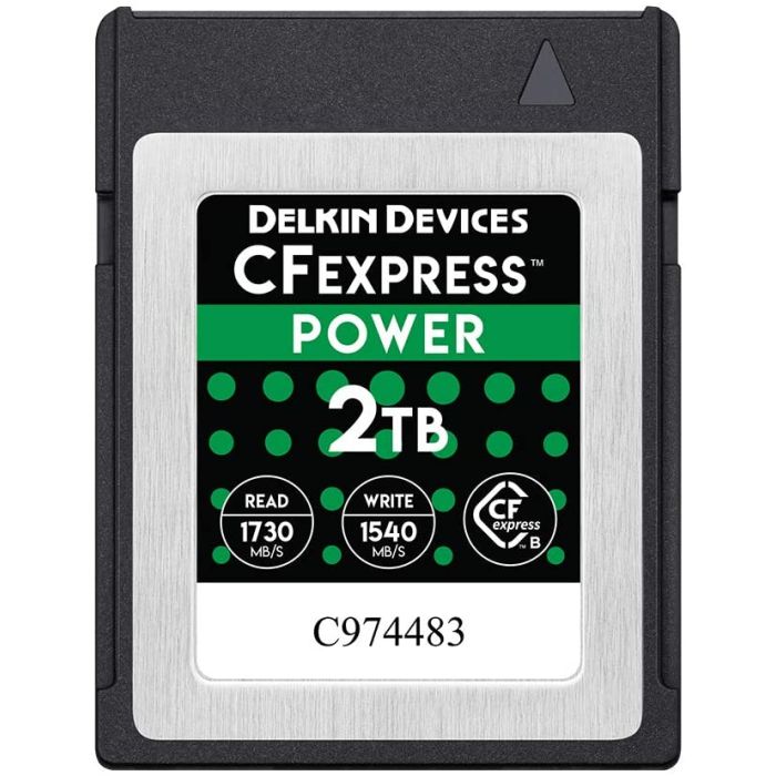 Delkin Devices 2TB CFexpress POWER R1730/W1540 Memory Card (DCFX1-2TB)