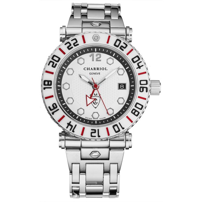 Charriol Rotonde Men's Watch RT42GMTWT42G02 Charriol Rotonde Men's Watch RT42GMTWT42G02