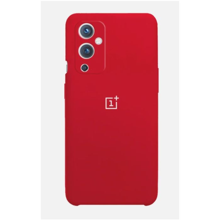 9D Oneplus 9 Silicone Case Red