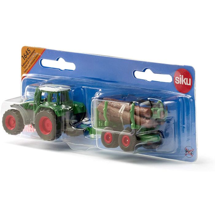 Siku Tractor with forestry trailer (1645)