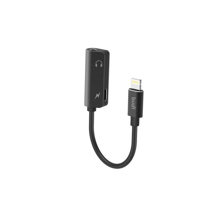 Budi Lightning to AUX mini jack 3.5mm adapter + Lightning
