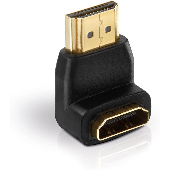 PureLink adapter HDMI plug HDMI socket angled 270 FULL HD BASIC black (302028)
