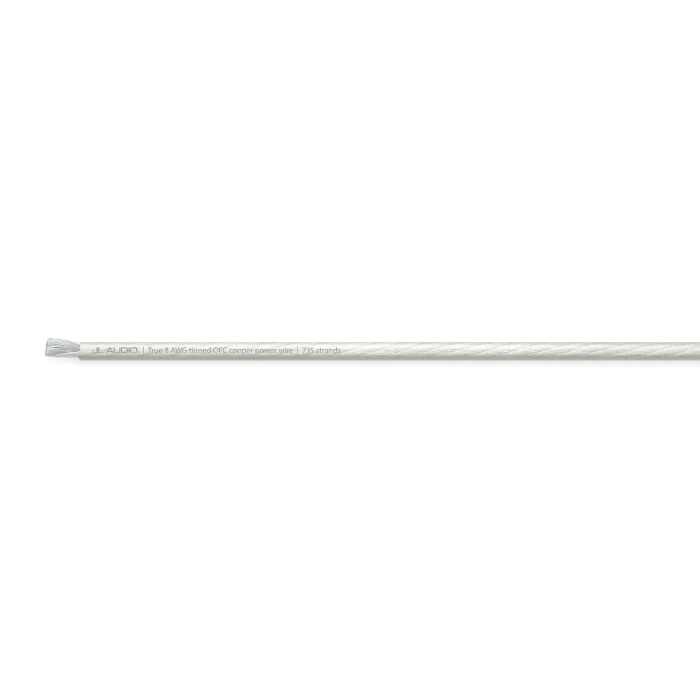 JL Audio JLM-XD-CPW8-250 8 AWG Premium Power Cable - Clear