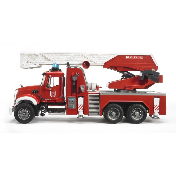 Bruder Mack Granite Fire Engine with Slewing Ladder and Water Pump (02821)