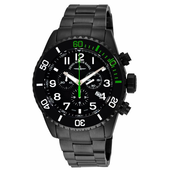 Zeno Divers Chronograph Men's Watch 6492Q-BK-a1-8M