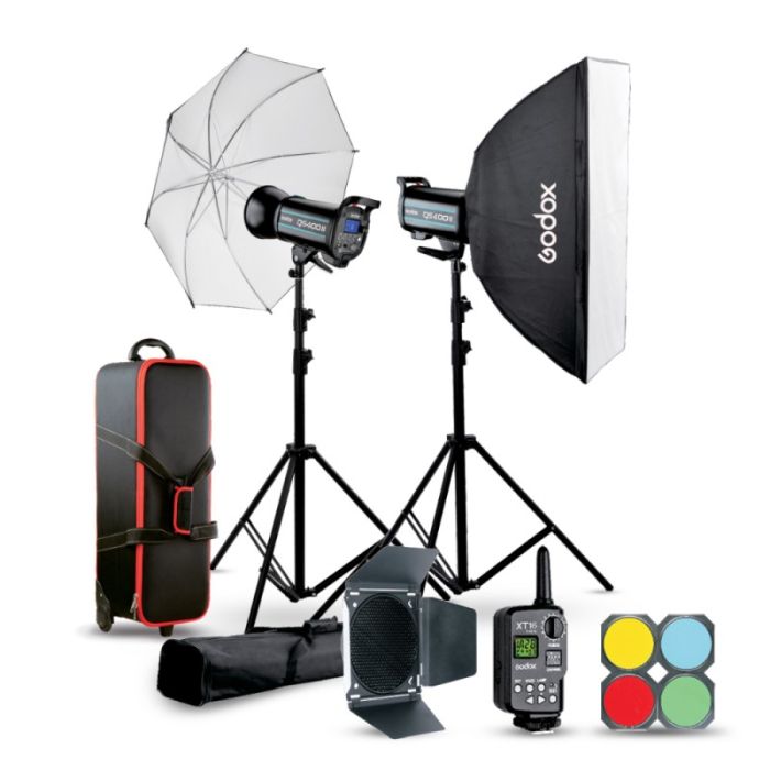 Godox Studio Flash Kit Godox QSII 2xQS400II
