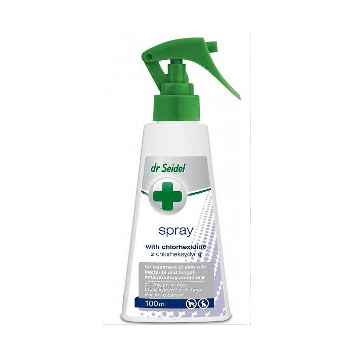 DR SEIDEL Spray with chlorhexidine for dogs and cats - 100 ml