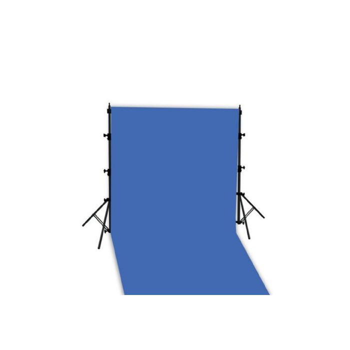 Linkstar Hintergrund System + Cloth Chroma Blue 2.9x5m