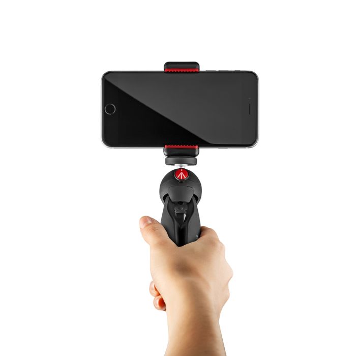 Manfrotto Mini Tripod Black with Universal Smartphone Clamp (MKPIXICLAMP-BK) Manfrotto Mini Tripod Black with Universal Smartphone Clamp (MKPIXICLAMP-BK)