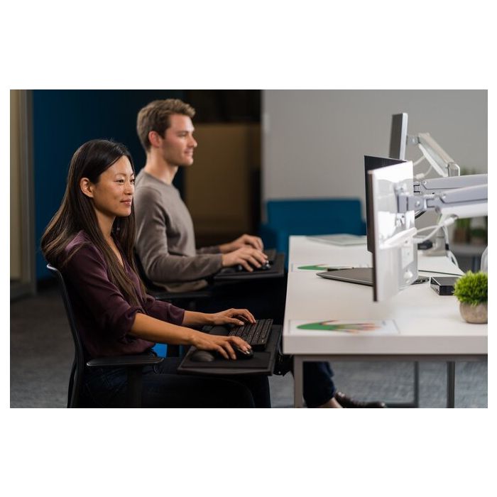 Kensington SmartFit One-Touch Height Adjustable Dual Monitor Arm (K55471EU)