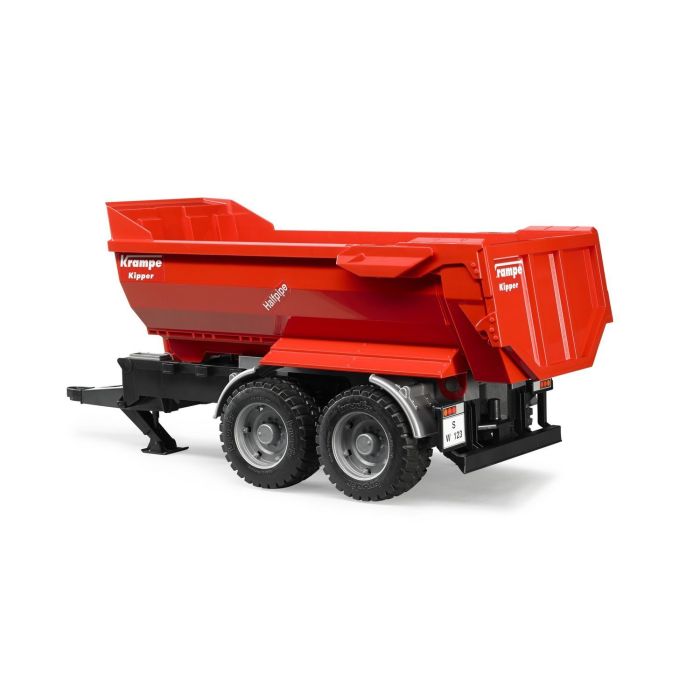 Bruder Krampe Tandem Halfpipe Tipping Trailer (02225)