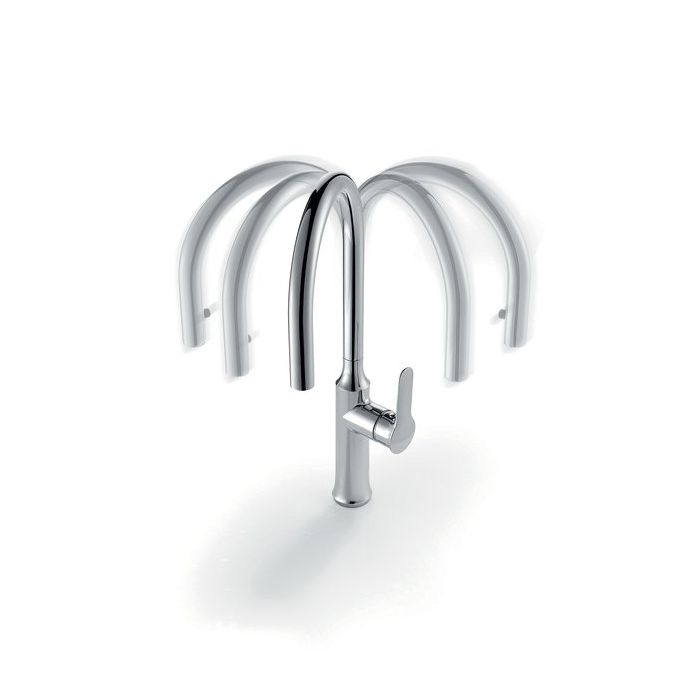 Ravak KM 017.00 Kitchen Sink Standing Tap With Retractable Shower (X070078)