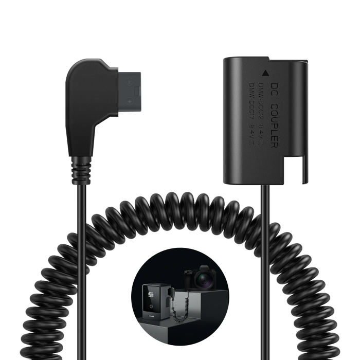 Neewer VP-BLK22D D-Tap to DMW-BLK22 Dummy Battery