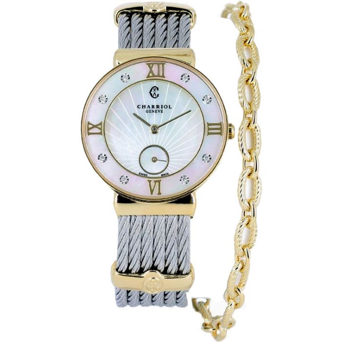 Charriol St Tropez 30mm Ladies Watch ST30YD.560.009 Charriol St Tropez 30mm Ladies Watch ST30YD.560.009