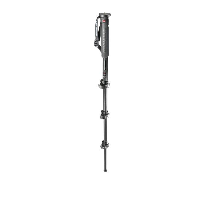 Manfrotto XPRO Carbon Fibre 4 Section Photo Monopod With Quick Power Lock (MPMXPROC4)
