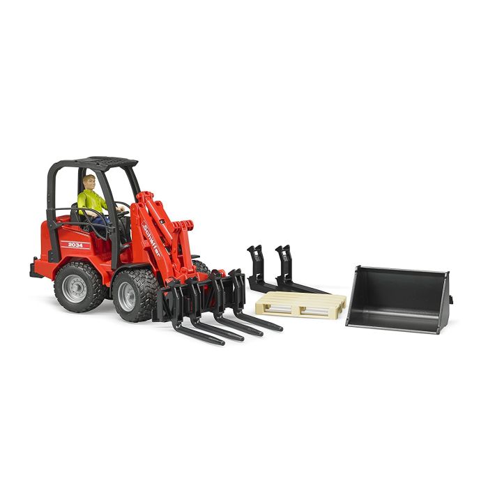 Bruder Shaffer Compact Loader with Figure and Accessory (02191)