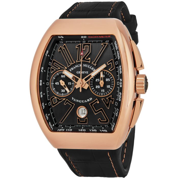 Franck Muller Vanguard Men's Watch 45CCGLDBLKGLD