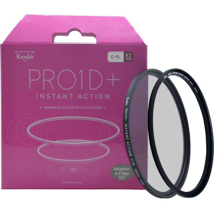 Kenko PRO1D+ INSTANT ACTION C-PL + Adapter Ring 82mm Polarizācijas Filtrs