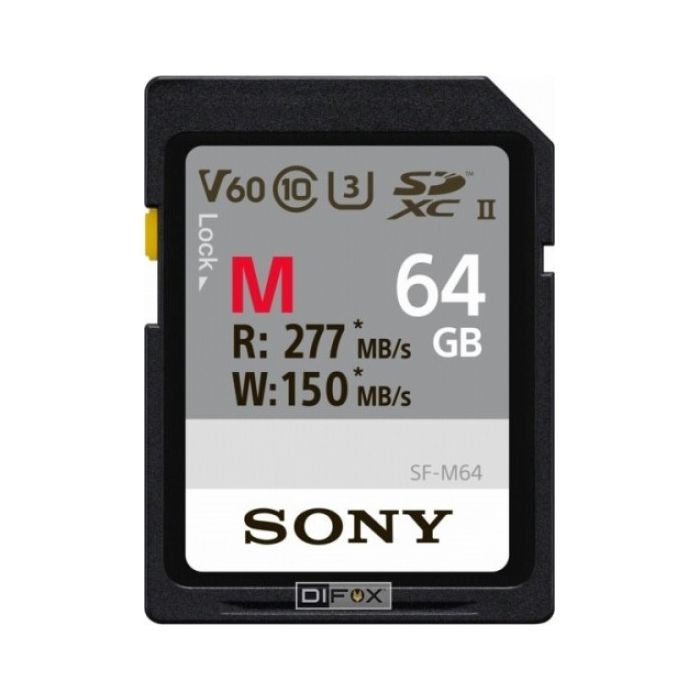Sony SDXC 64GB Class 10 UHS-II (SF-M64)