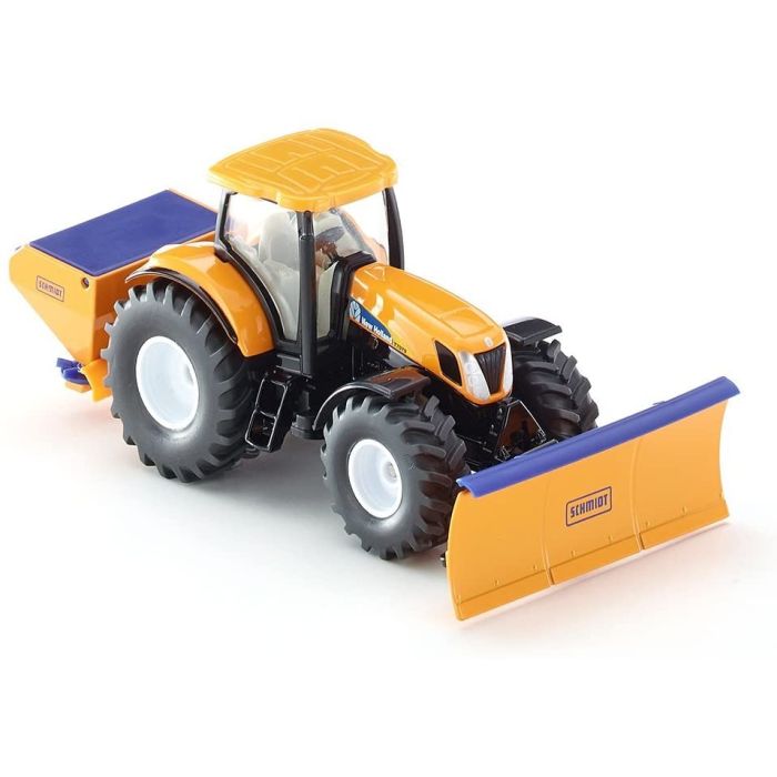 Siku Tractor with ploughing plate and salt spreader (2940)