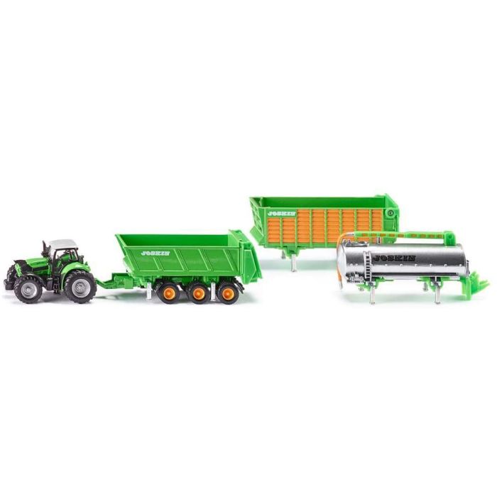 Siku DEUTZ-FAHR with Joskin trailer set (1848)