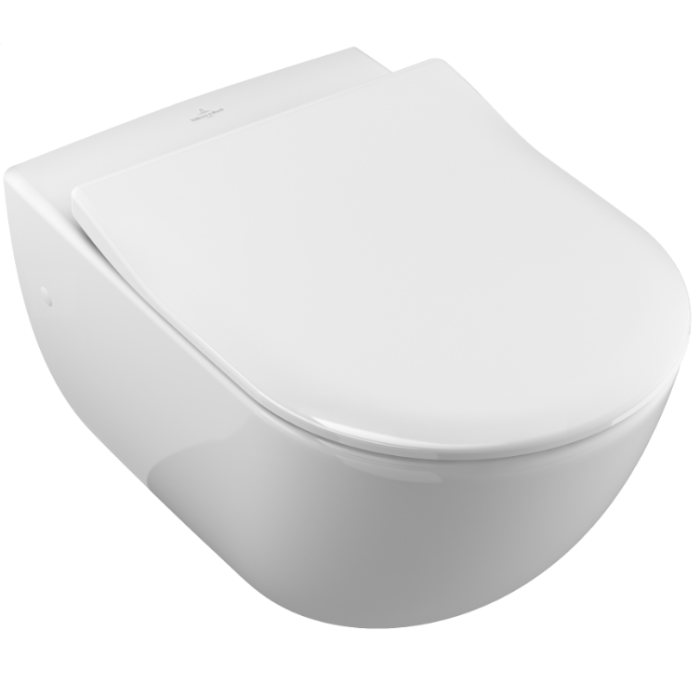 Villeroy&Boch Subway Wall-Mounted WC with Toilet Seat Coverand SoftClose (66001001+9955C101)