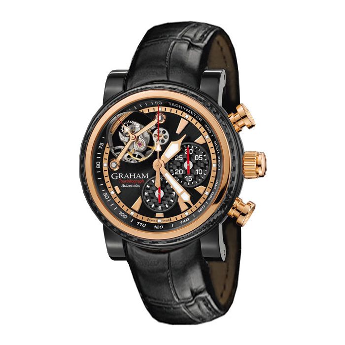 Graham Tourbillograph Silverstone Woodcote Men's Watch 2TWAO.B01A.C104B
