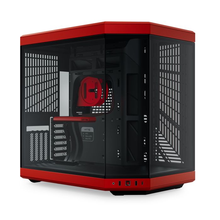 Hyte Y70 Midi Tower Standard - Black / Red (CS-HYTE-Y70-BR)