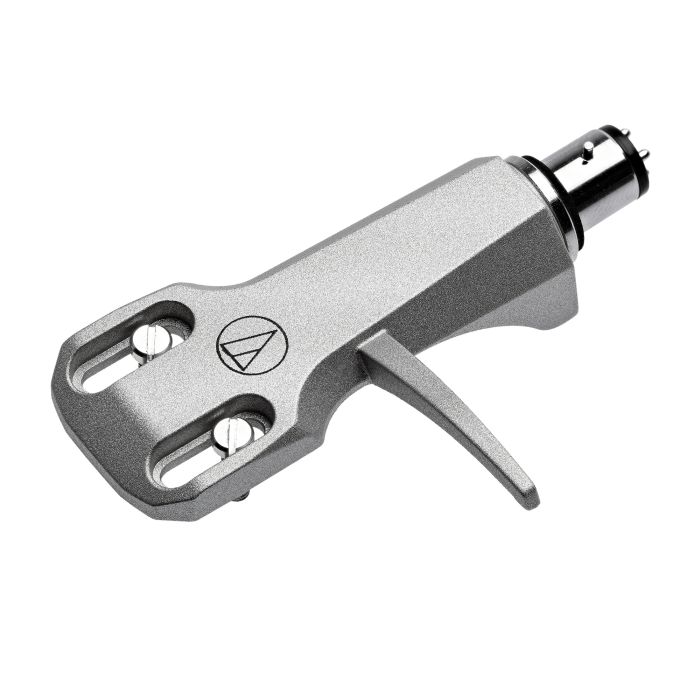 Audio Technica AT-HS6SV 9G Half-Inch Mount Universal Headshell Silver Audio Technica AT-HS6SV 9G Half-Inch Mount Universal Headshell Silver