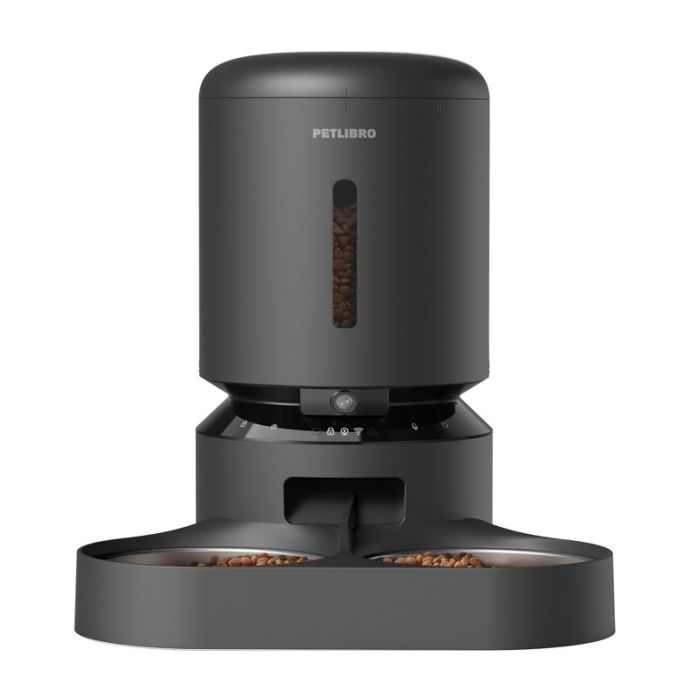 Petlibro Granary camera food dispenser with double bowl, 5L (black) Petlibro Granary camera food dispenser with double bowl, 5L (black)