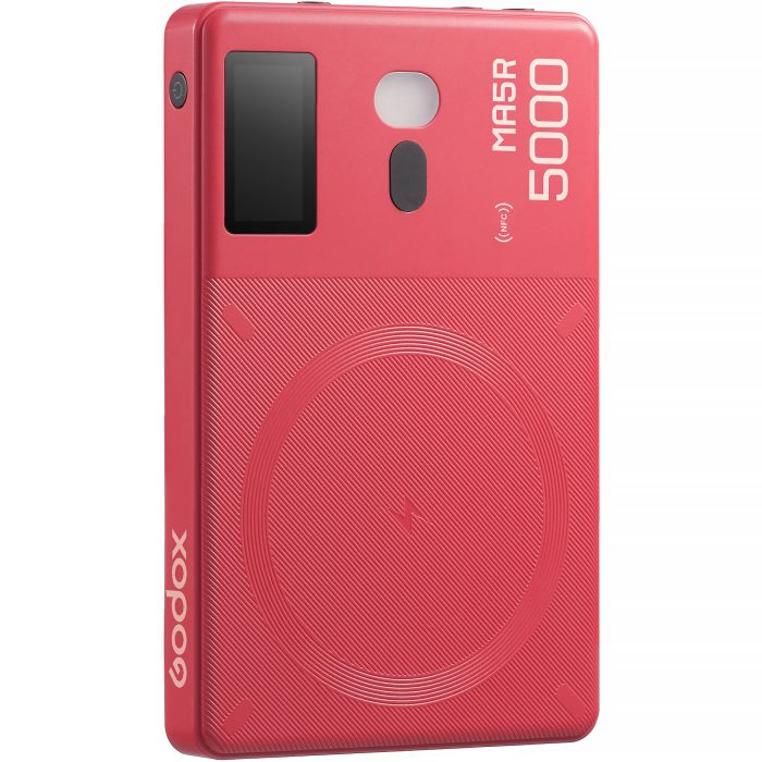 Godox MA5R Mobile Power Bank&RGB LED Light Red Godox MA5R Mobile Power Bank&RGB LED Light Red