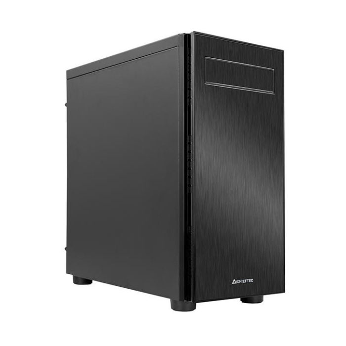 Chieftec HAWK Midi Tower PC Case ATX MicroATX Mini ITX Black (AL-02B-OP)