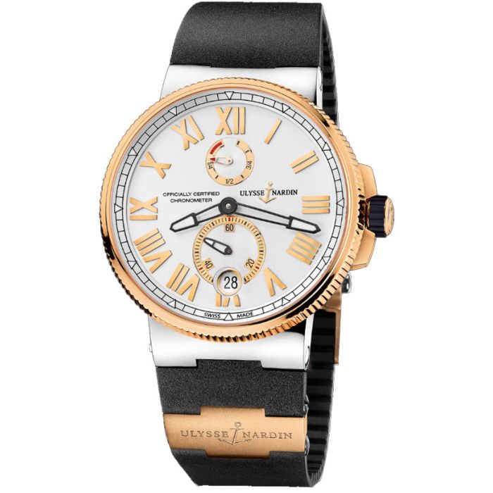 Ulysse Nardin Marine Chronometer Manufacture Men's Watch 1185-122-3-41