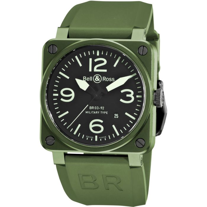 Bell & Ross Aviation BR03 Men's Watch BR03-92MLTRYCRM