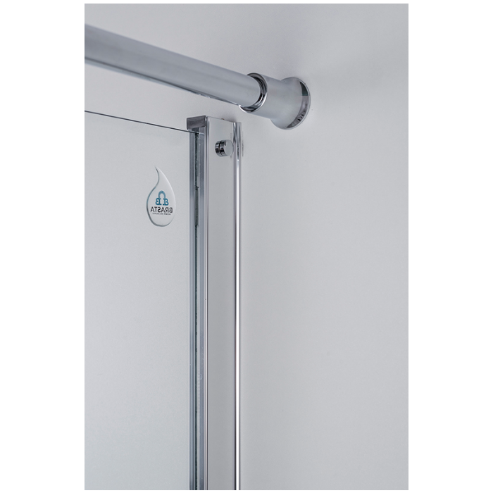 Baltijos Brasta KARINA Shower Enclosure 90x90 Tinted Gray