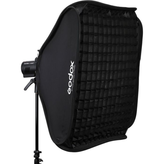 Godox SGGV6060 Outdoor Flash Kit S2 Bracket Softbox Grid