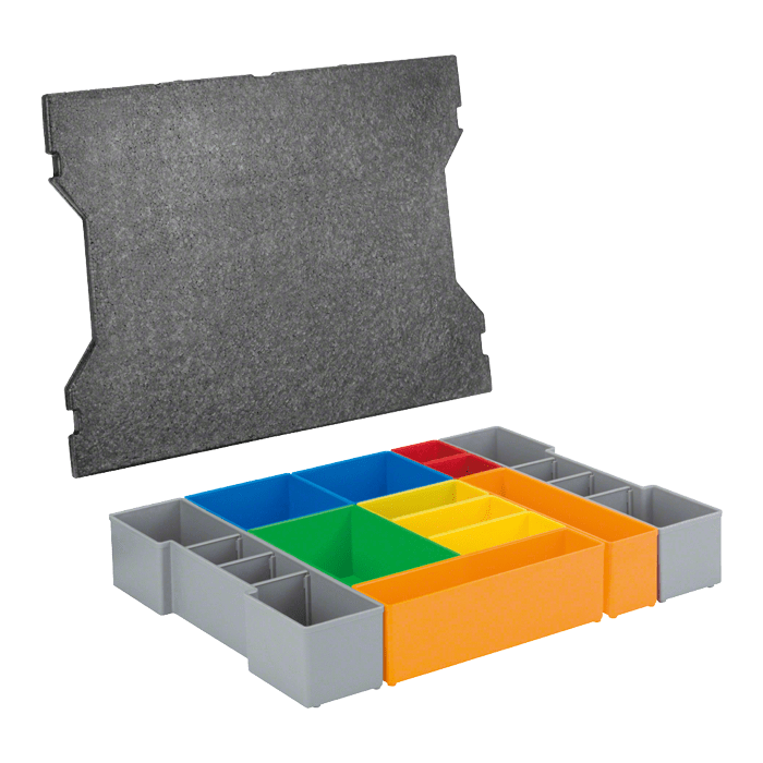 Bosch L-Boxx Inset Box Set 12 pcs - (1600A016N9) Bosch L-Boxx Inset Box Set 12 pcs - (1600A016N9)