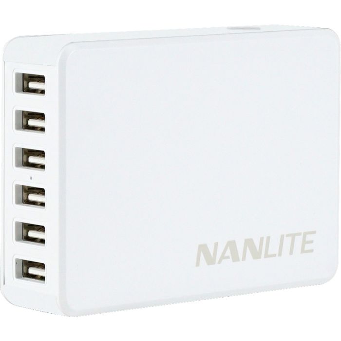 Nanlite USB Charger with 6 USB Ports (BT-CGUSB-6)