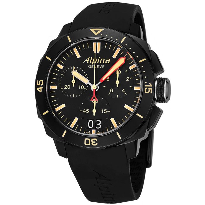 Alpina Seastrong Chronograph Men's Watch AL372LBBG4FBV6