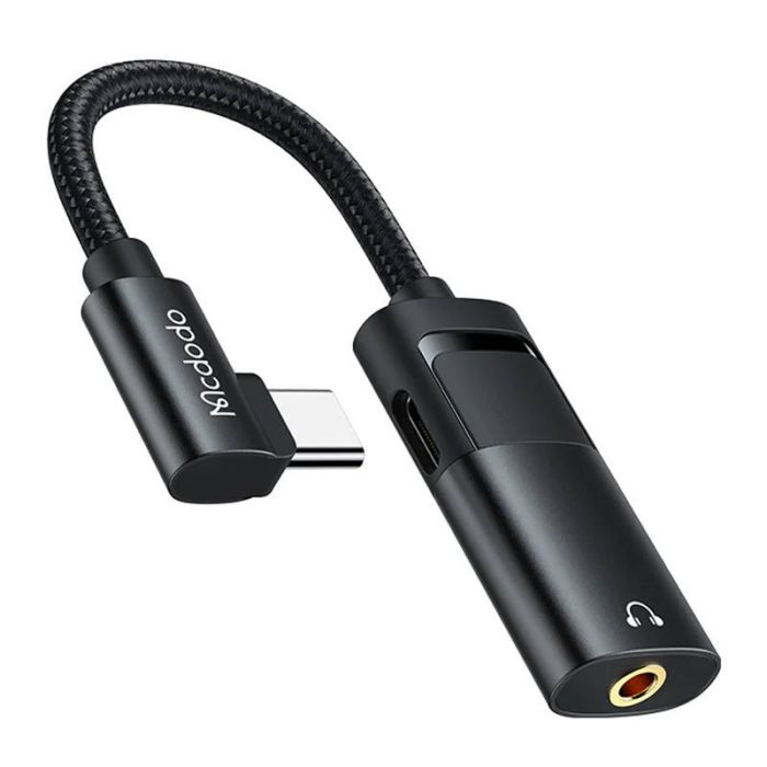 Mcdodo CA-1880 USB-C to AUX mini jack 3.5mm + USB-C adapter
