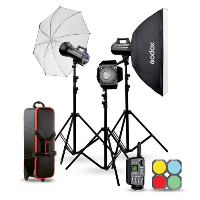 Godox GSII Flash Kit (2xGS200II 1xGS400II)