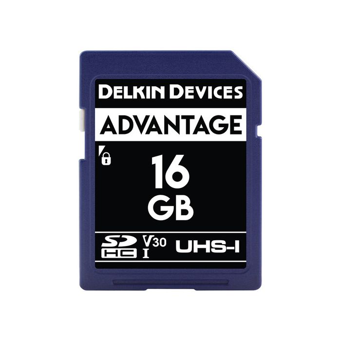 Delkin Advantage SDHC 16GB Class 10 U3 V30 90/90 MB/s (DDSDW63316GB)
