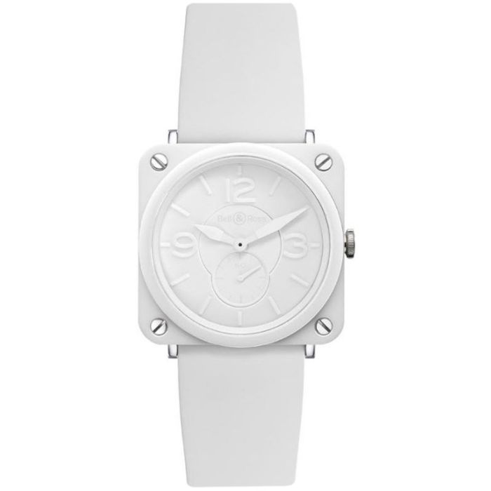 Bell & Ross Unisex Watch Model BRS-WHITECERMIC Bell & Ross Unisex Watch Model BRS-WHITECERMIC
