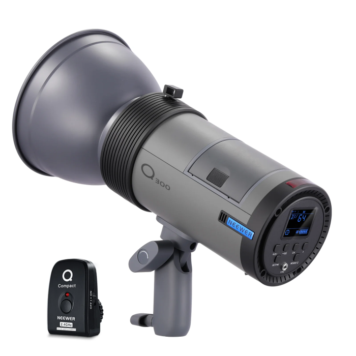 Neewer Q300 300 Watt 2,4G outdoor/studio Flash with Q Compact tRigger