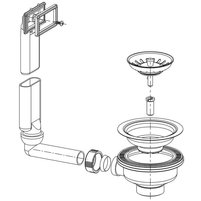 Franke Ventilis 3½ ar Rokas Regulējamu Sietiņgrozu (112.0006.214)