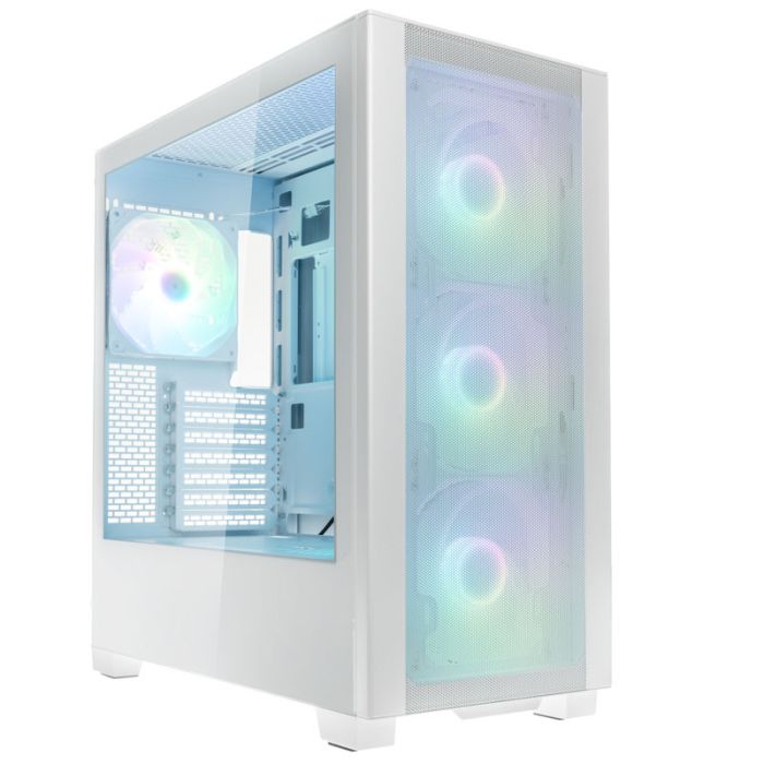 Phanteks XT Pro Ultra PC Case, Mid Tower, E-ATX, Tempered Glass, D-RGB - White (PH-XT523P1_DWT01)