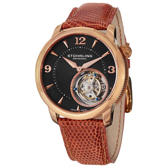 Stuhrling Tourbillon Toubillon Le Mechanical  Men's Watch 390.334XK1