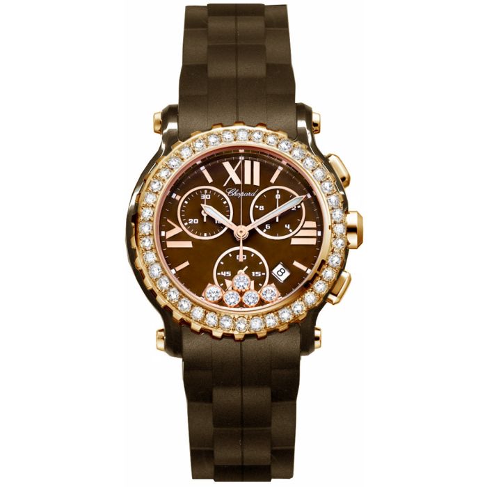 Chopard Happy Sport Round Chronograph Ladies Watch 288515-9004 Chopard Happy Sport Round Chronograph Ladies Watch 288515-9004