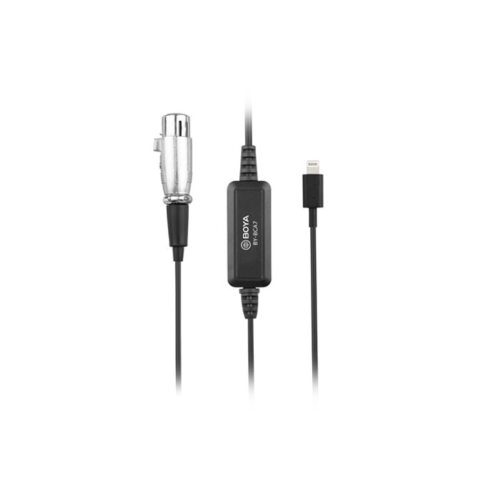 Boya BY-BCA7 XLR to Lightning Connector Microphone Boya BY-BCA7 XLR to Lightning Connector Microphone