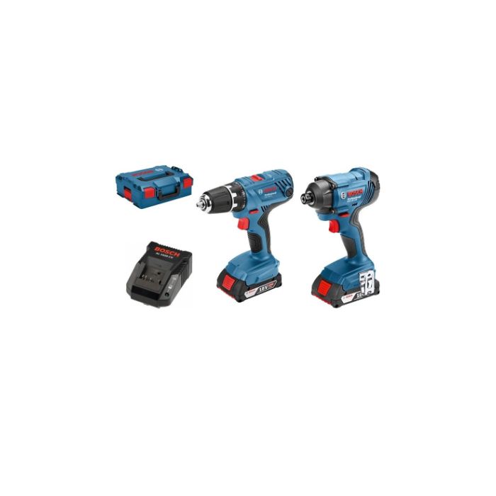 Bosch GDR 18V-160 + GSR 18V-21, 2x2.0, 1820CV L-Boxx (06019G5101)